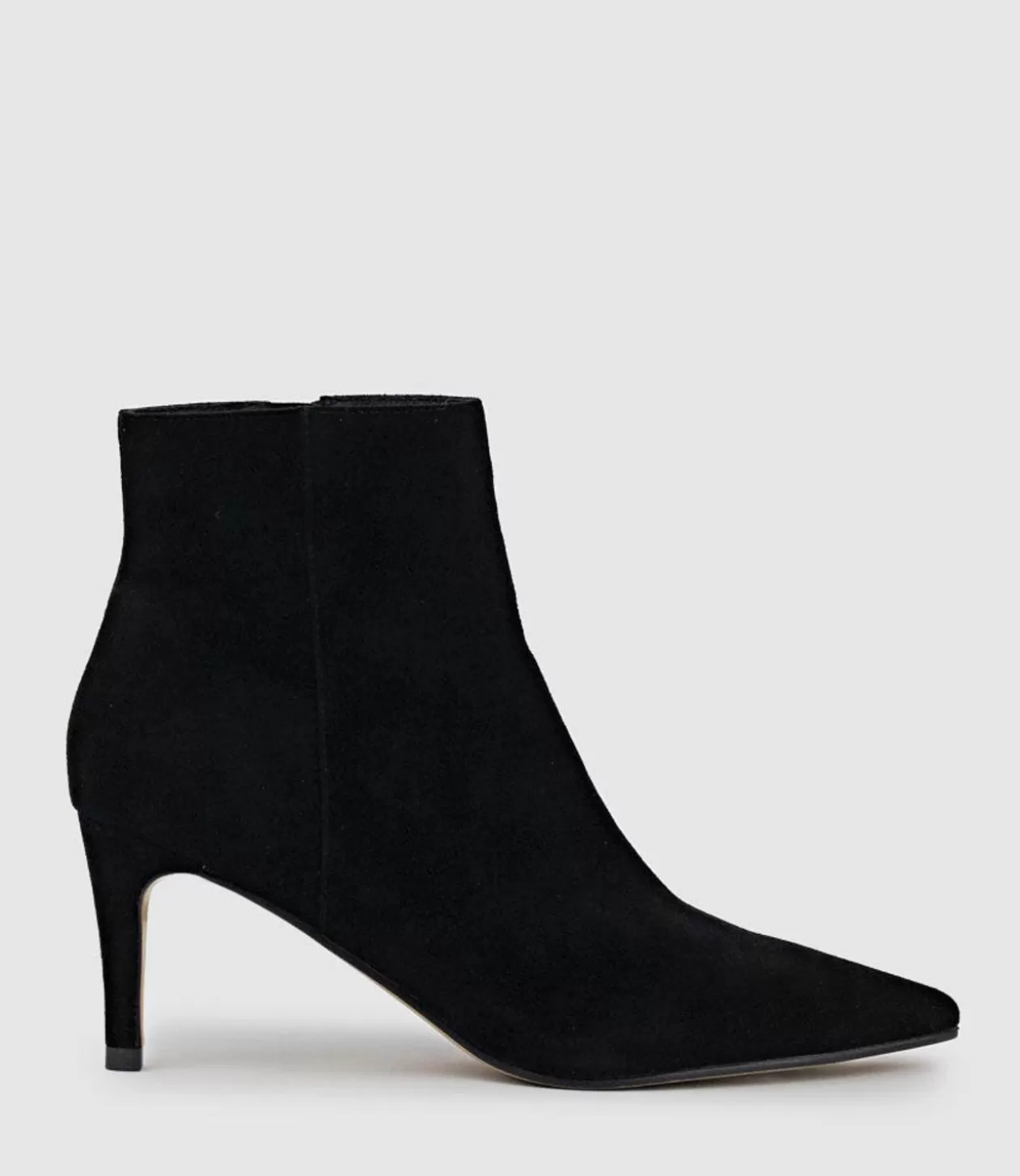 Edward Meller Ankle Boots<Zika75 Pointed Ankle Boot In Black Suede