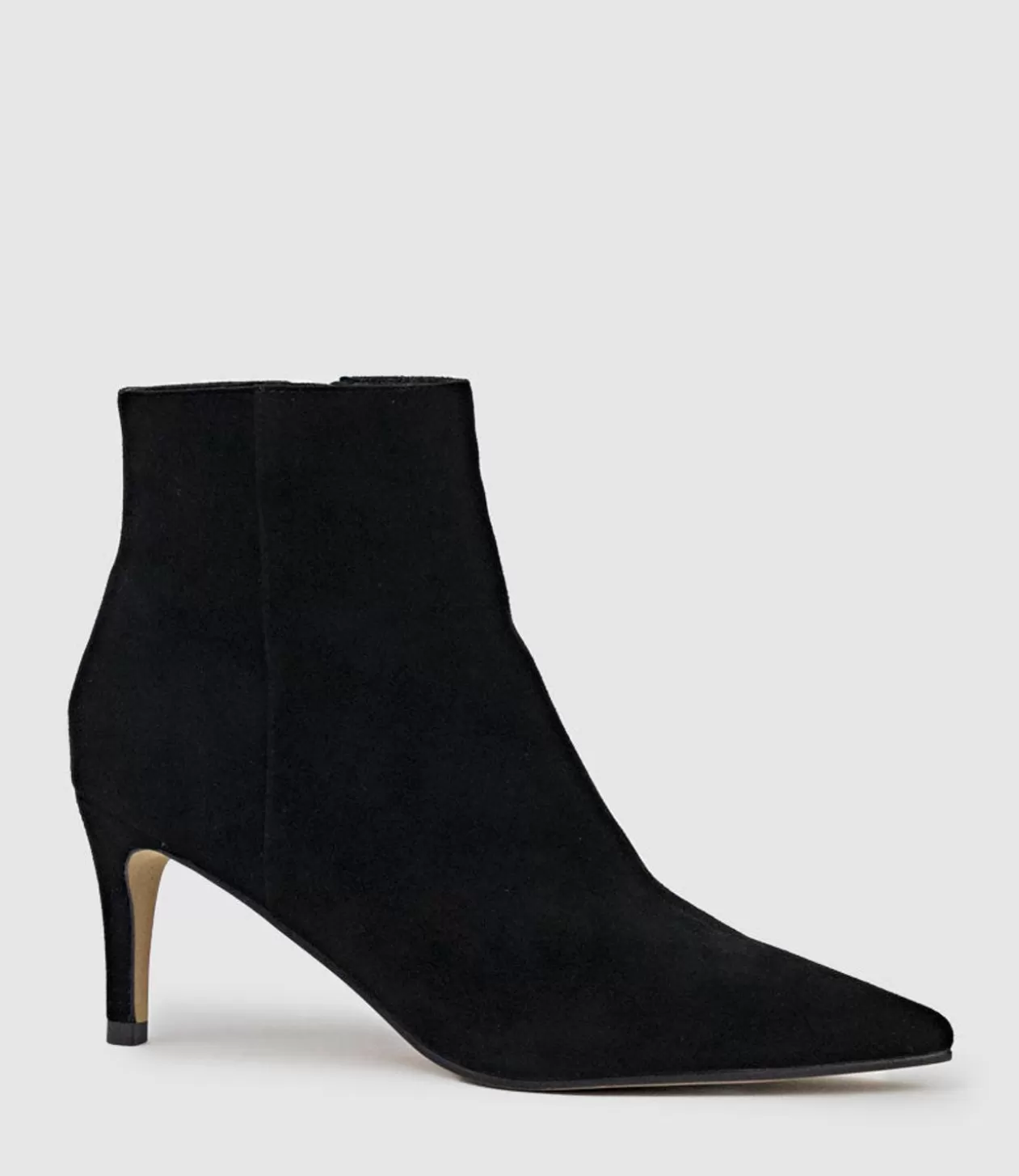 Edward Meller Ankle Boots<Zika75 Pointed Ankle Boot In Black Suede