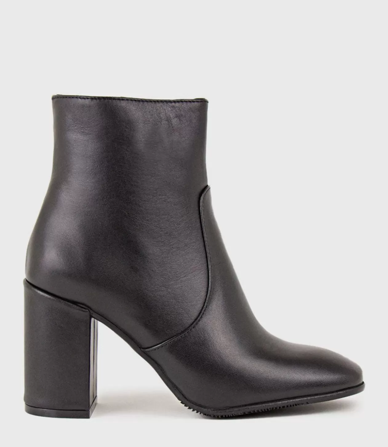 Edward Meller Ankle Boots<Zymmer Block Heel Boot With Square Toe In Black