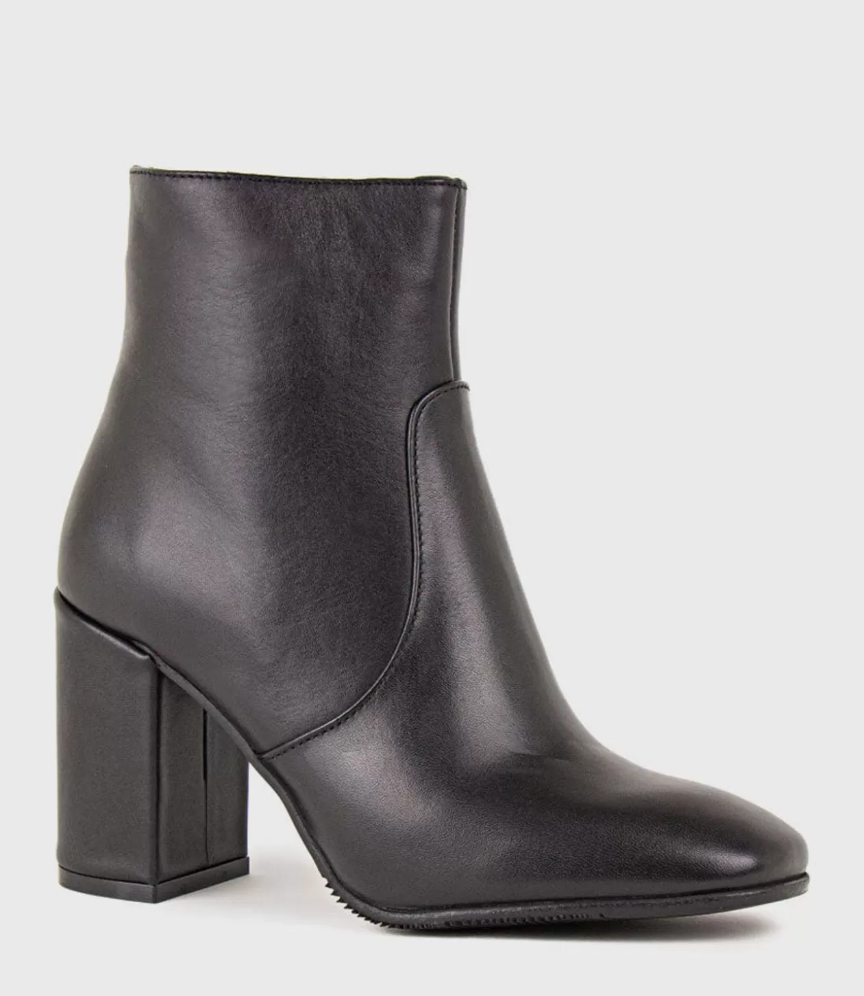 Edward Meller Ankle Boots<Zymmer Block Heel Boot With Square Toe In Black